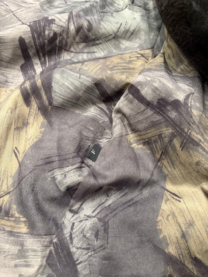 【最終値下げ】サガミンク ブラックミンク ヘリンボーン マーブル柄 銀サガ