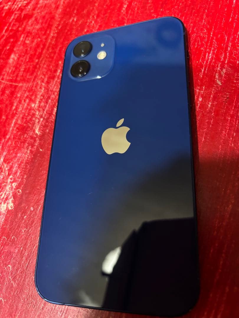 【Mai】simフリーiPhone12 128GB青色 ガラスフィルム4枚