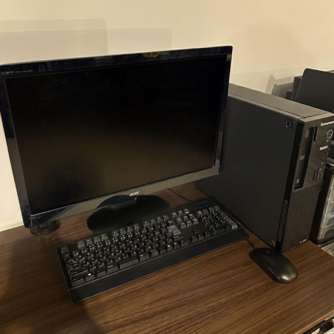 【届いてすぐ使える】起動爆速i5PC/メモリ16GB/SSD+HDD/モニター付