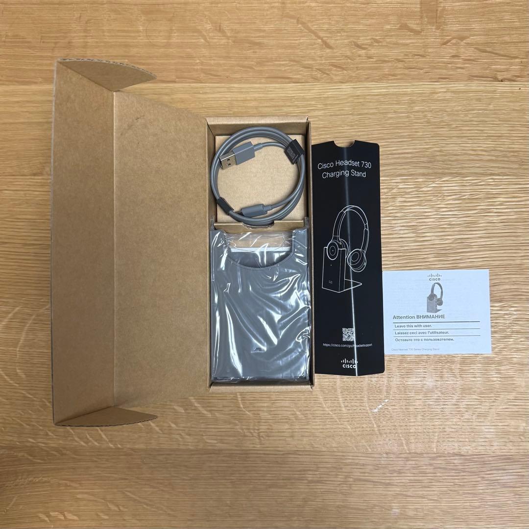 Cisco 730 ヘッドセット（ワイヤレスプラチナ）