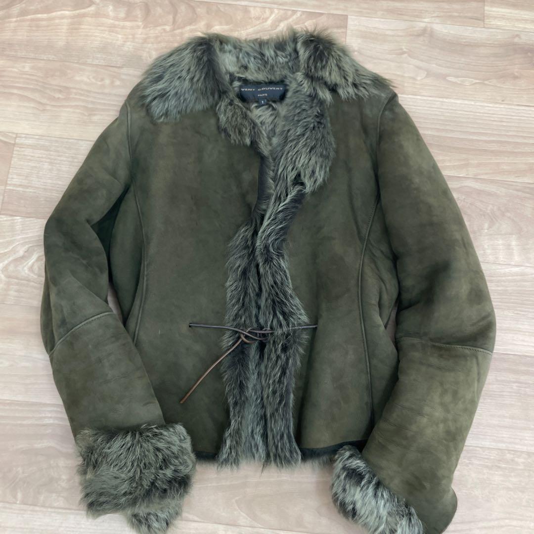 VENTCOUVERT リアルムートンコート 本革 サイズ1