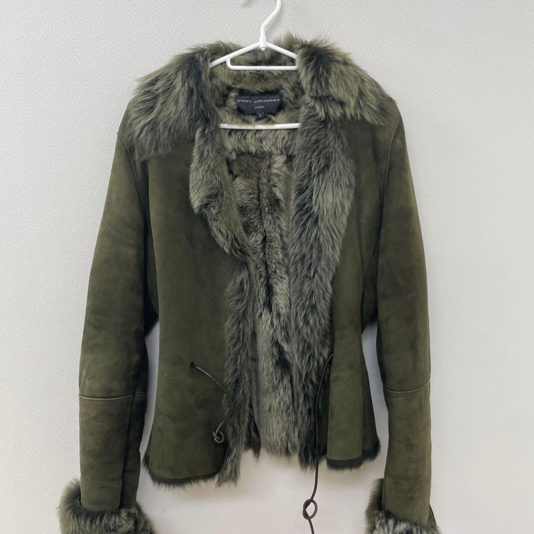 VENTCOUVERT リアルムートンコート 本革 サイズ1