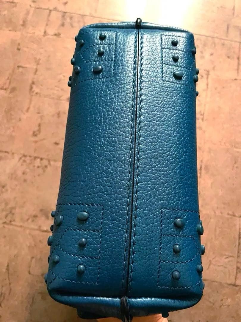 【極美品】TOD’S トッズ　ウェーブ　ハンドバッグ