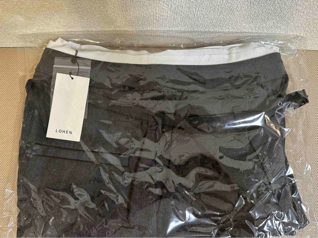LOHEN バイカラーカットオフタックパンツ　C.GREY 38サイズ　未使用品