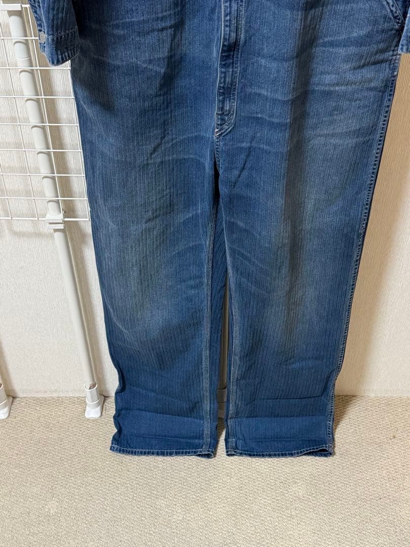 RRL ダブルアールエル　インディゴ　ヘリンボーン　オールインワン　つなぎ