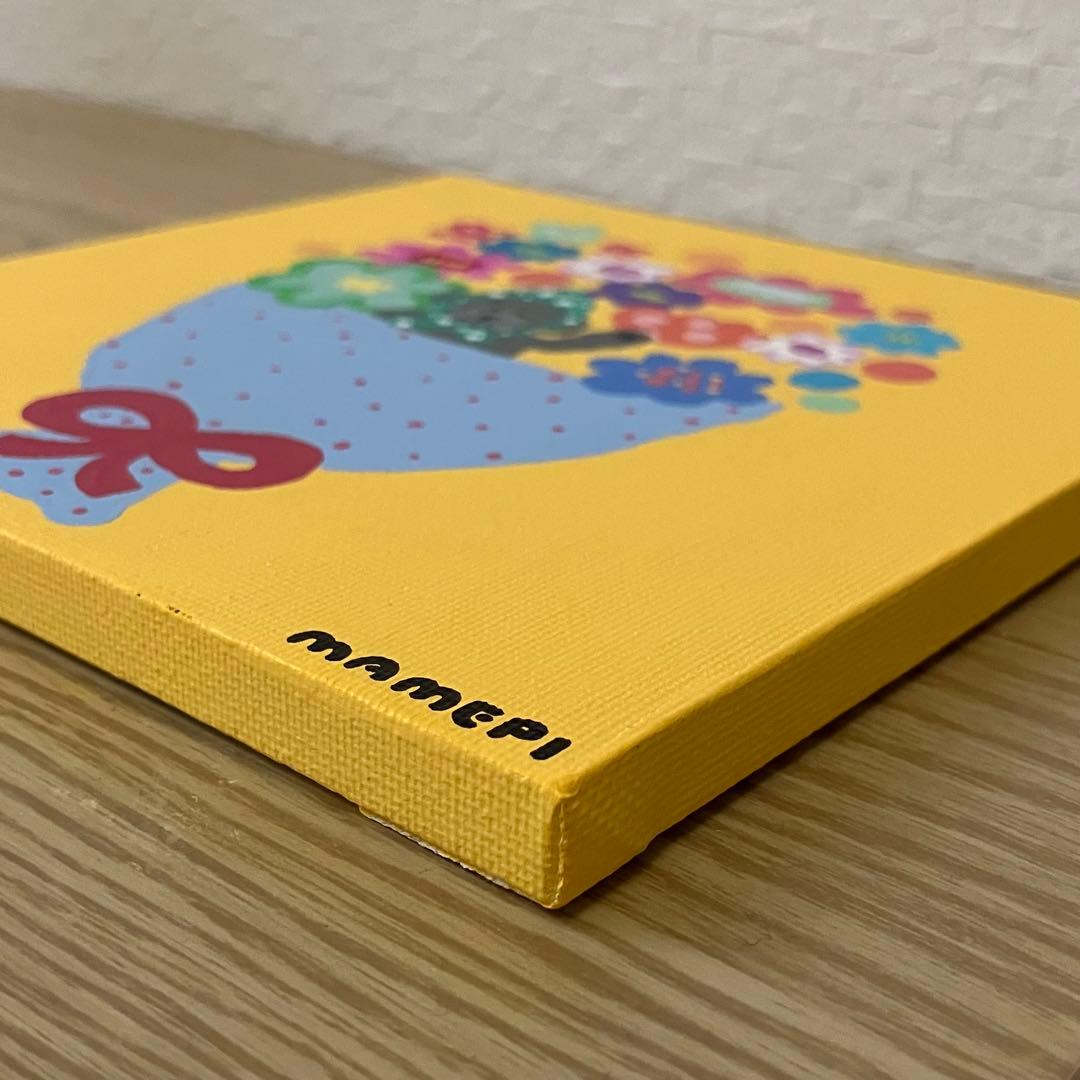 m様　2枚セット　原画【花束とトイプーちゃん】　【ぎゅっ♡】　150×150mm