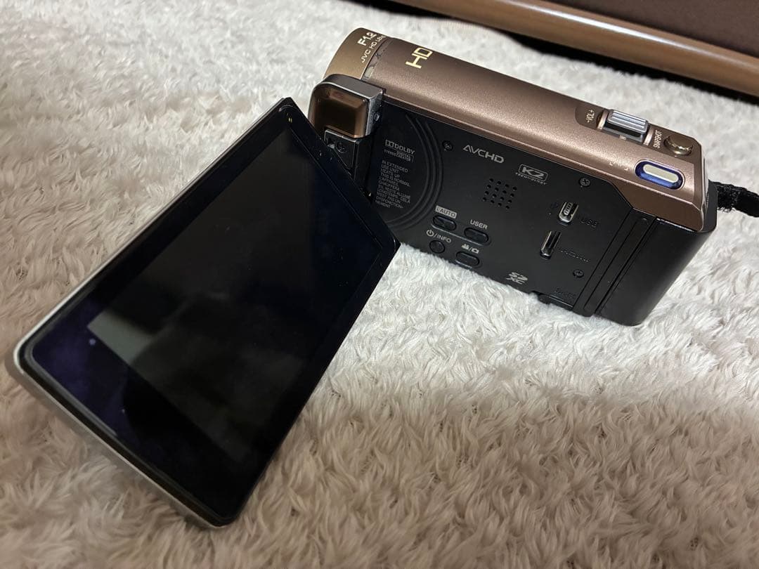 JVC Everio ビデオカメラ F1.2動作確認済
