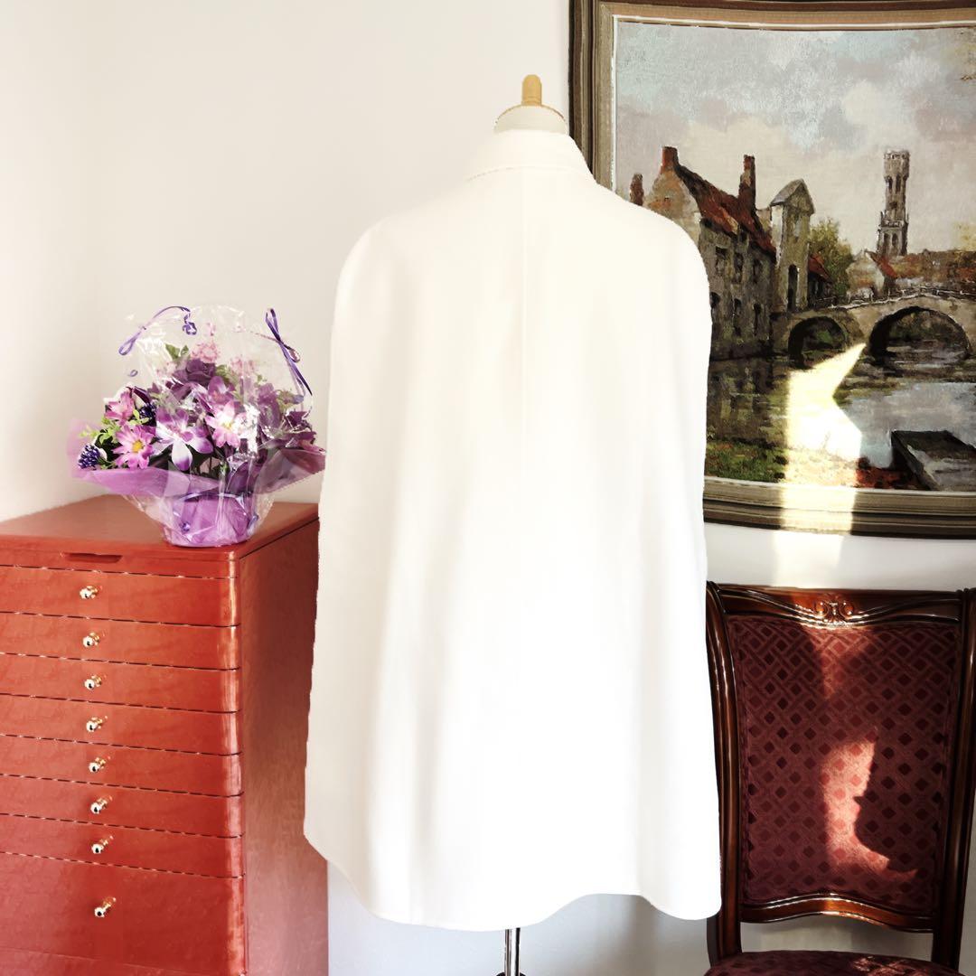 極美品　Christian Dior ディオール　ケープ　ダブルフェイス　コート