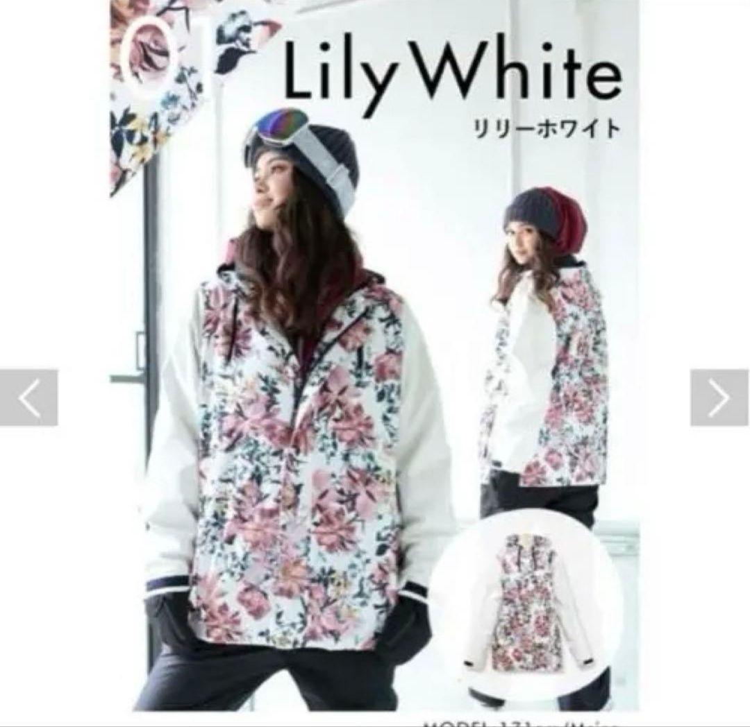 【美品】SARRA サラ リリーホワイト 5点セット　スノーボードウェア スキー