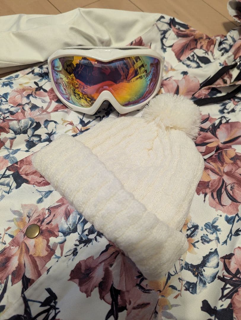 【美品】SARRA サラ リリーホワイト 5点セット　スノーボードウェア スキー