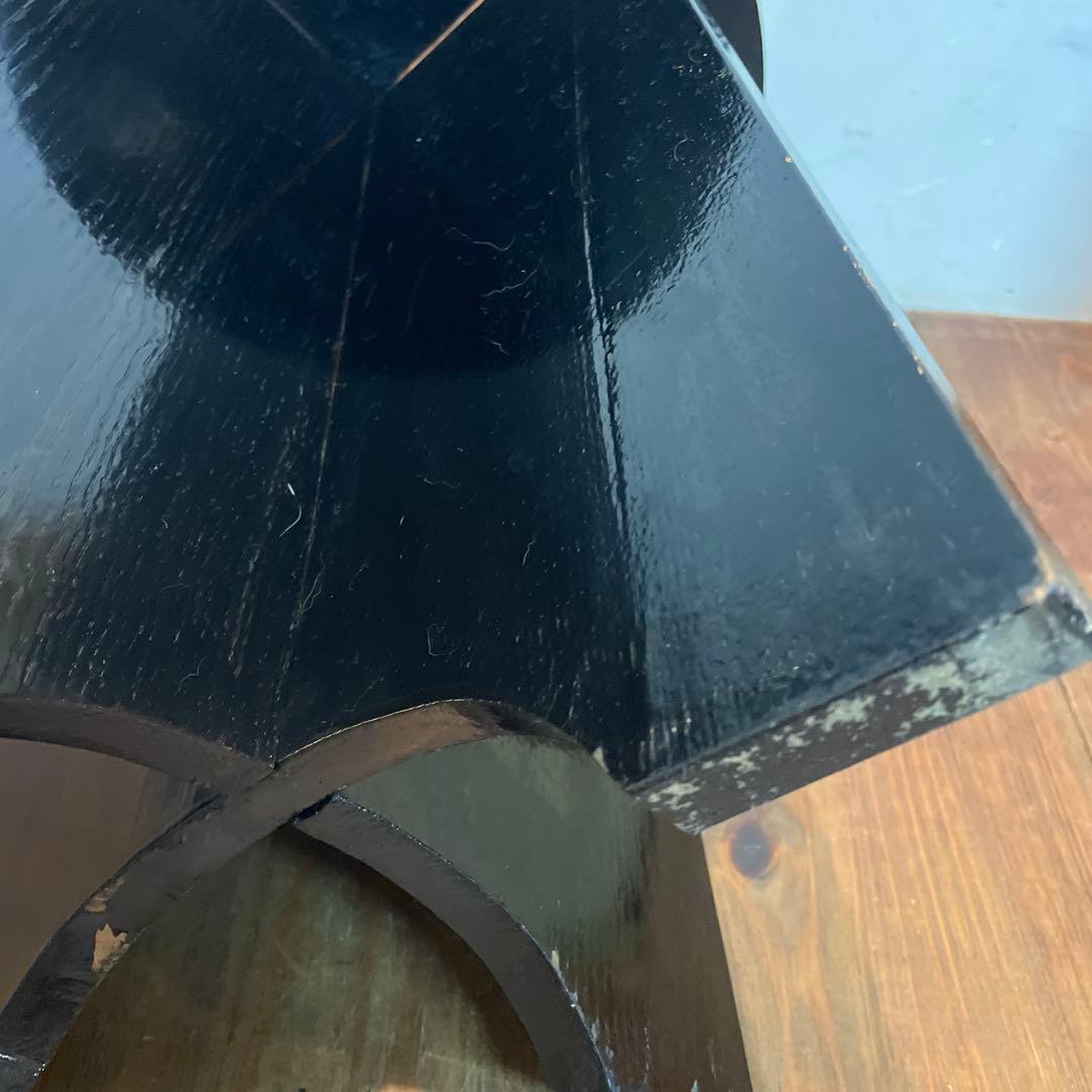 木製　漆塗り　茶道具　円椅子　スツール　立礼用椅子　点茶盤　組立て式　丈夫な作り