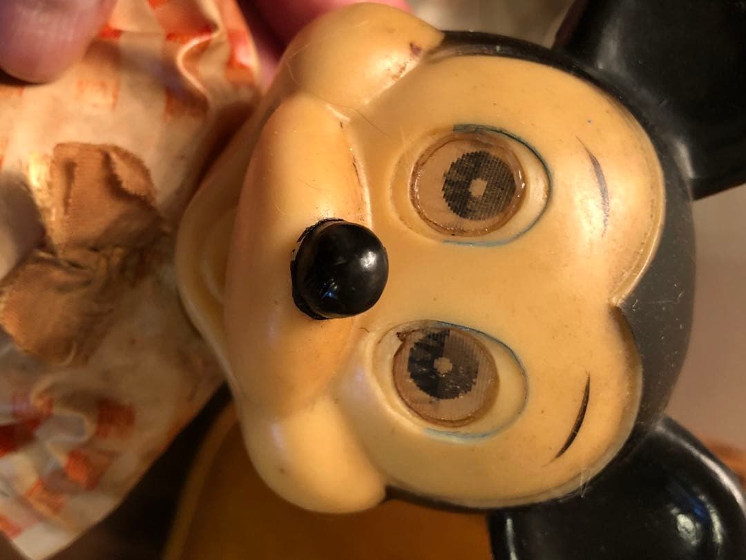 ビンテージ レトロ　ミッキーマウス　ドナルドダック　ウォルトディズニー　ソフビ