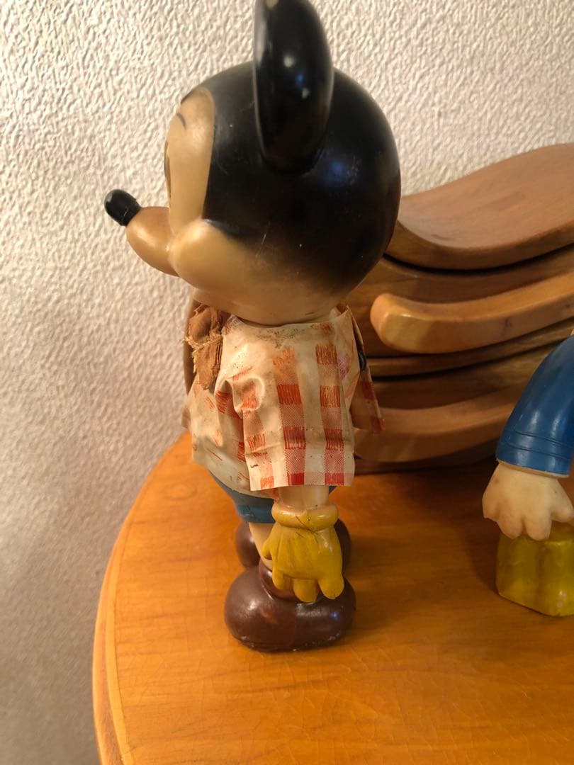 ビンテージ レトロ　ミッキーマウス　ドナルドダック　ウォルトディズニー　ソフビ