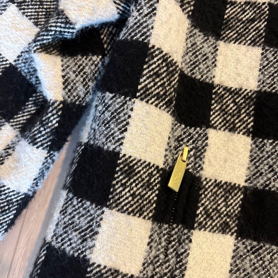 agnès b. チェック柄アウター サイズ2（9号）⭐︎アニエスベー