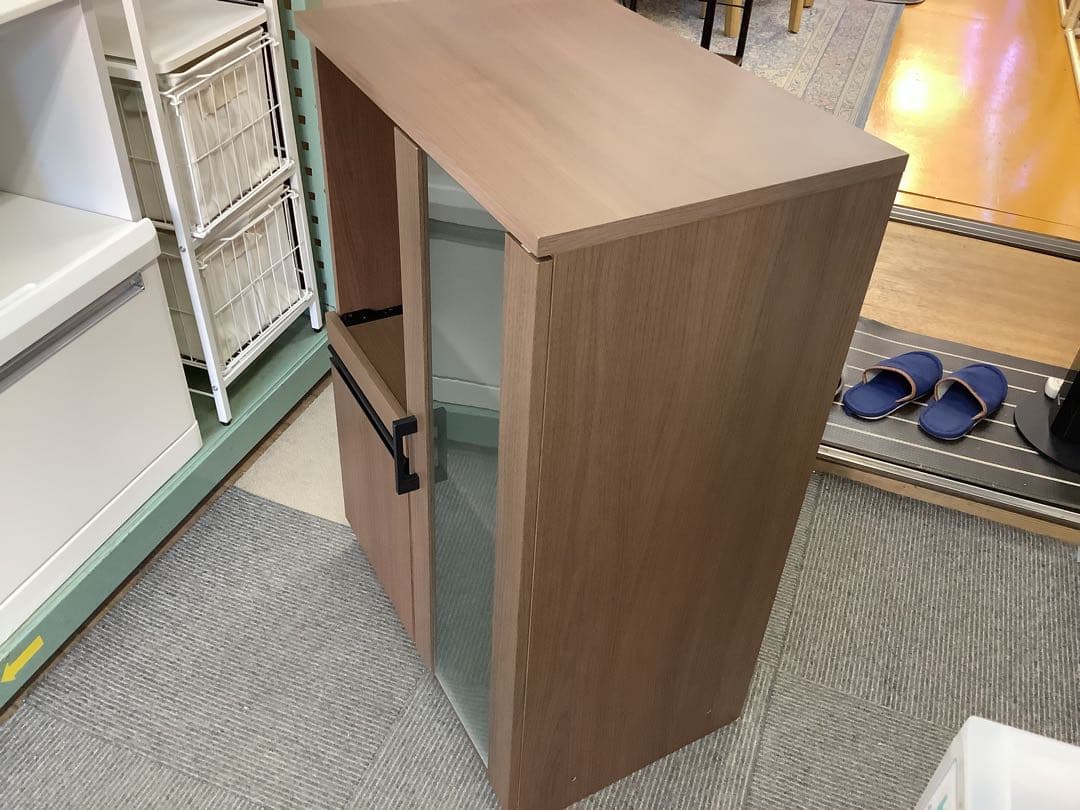 ニトリ　レンジ台(フォルムN RE9060G MBR）