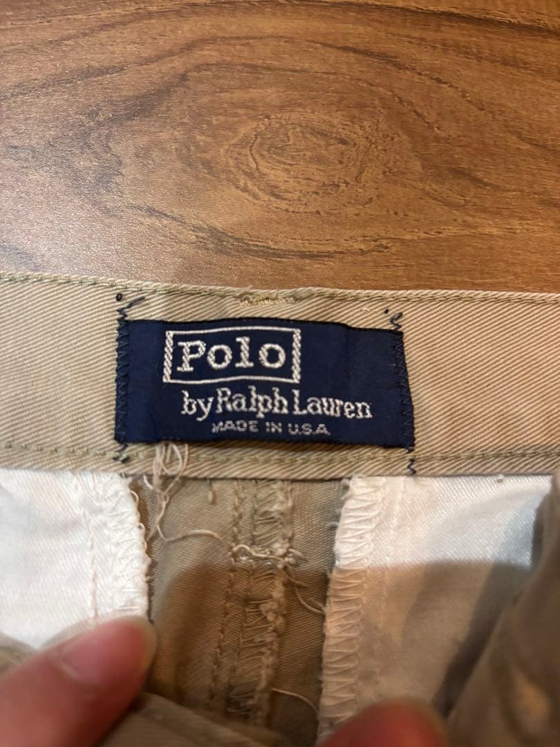 古着　90s　ポロバイラルフローレン　ポロチノ　チノパンツ　USA製