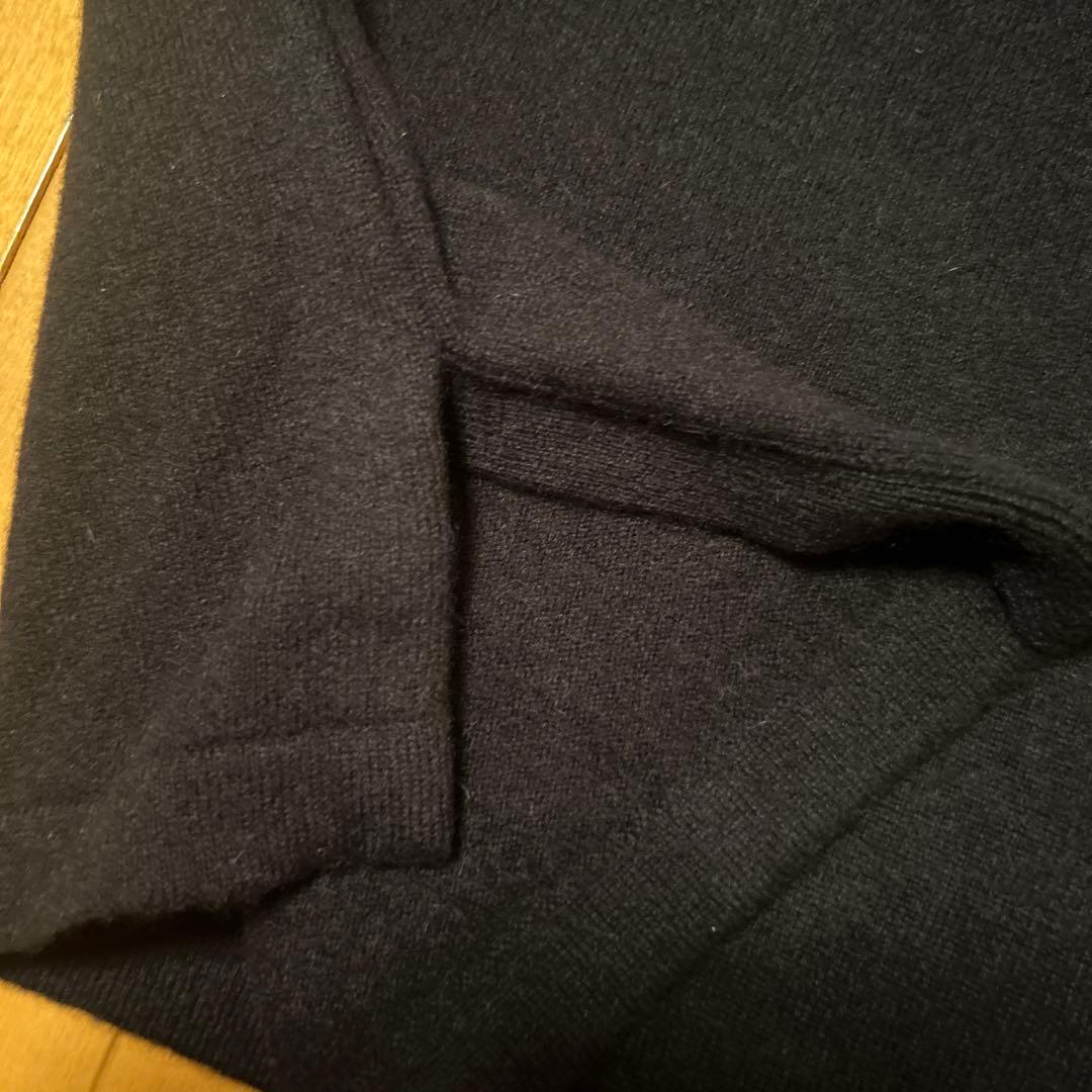 コモリ　カシミヤコモリニット　23AW ネイビー　COMOLI