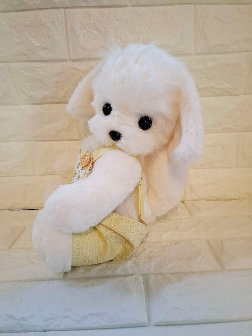 13.ぬいぐるみ、テディマルチーズ、犬、ハンドメイド、オリジナル特大、サロペット