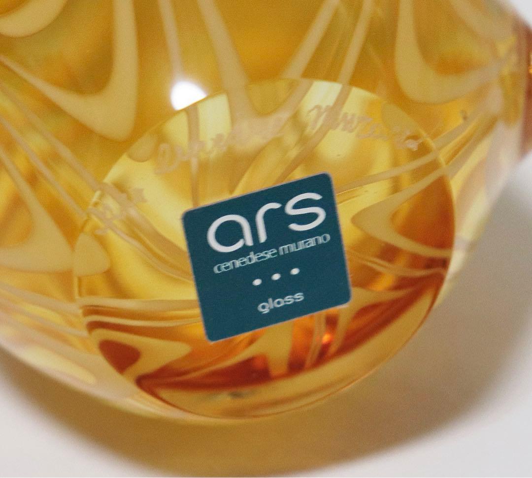 箱付新品 定価165,000円 フェニキアン技法のムラーノガラスのフクロウ