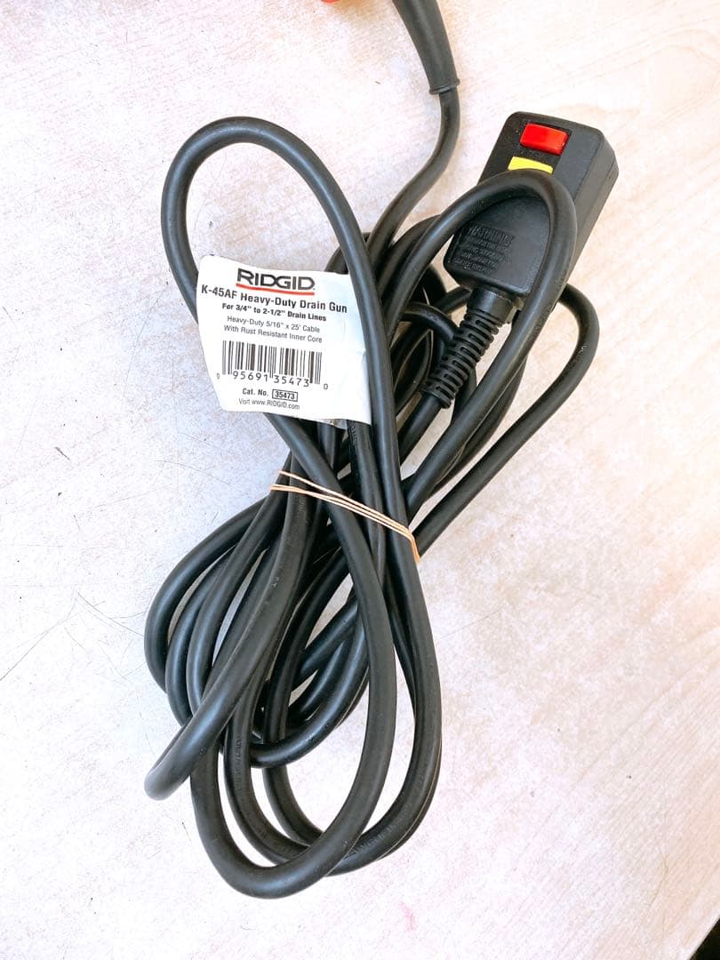 ま*き様 リジッド RIDGID ドレンクリーナ K-45 シンクマシン 排水管
