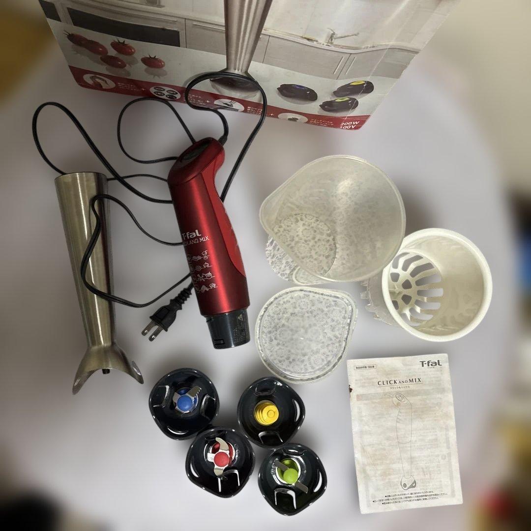 T-fal ハンドブレンダー クリック&ミックスHB460GJPフランス製