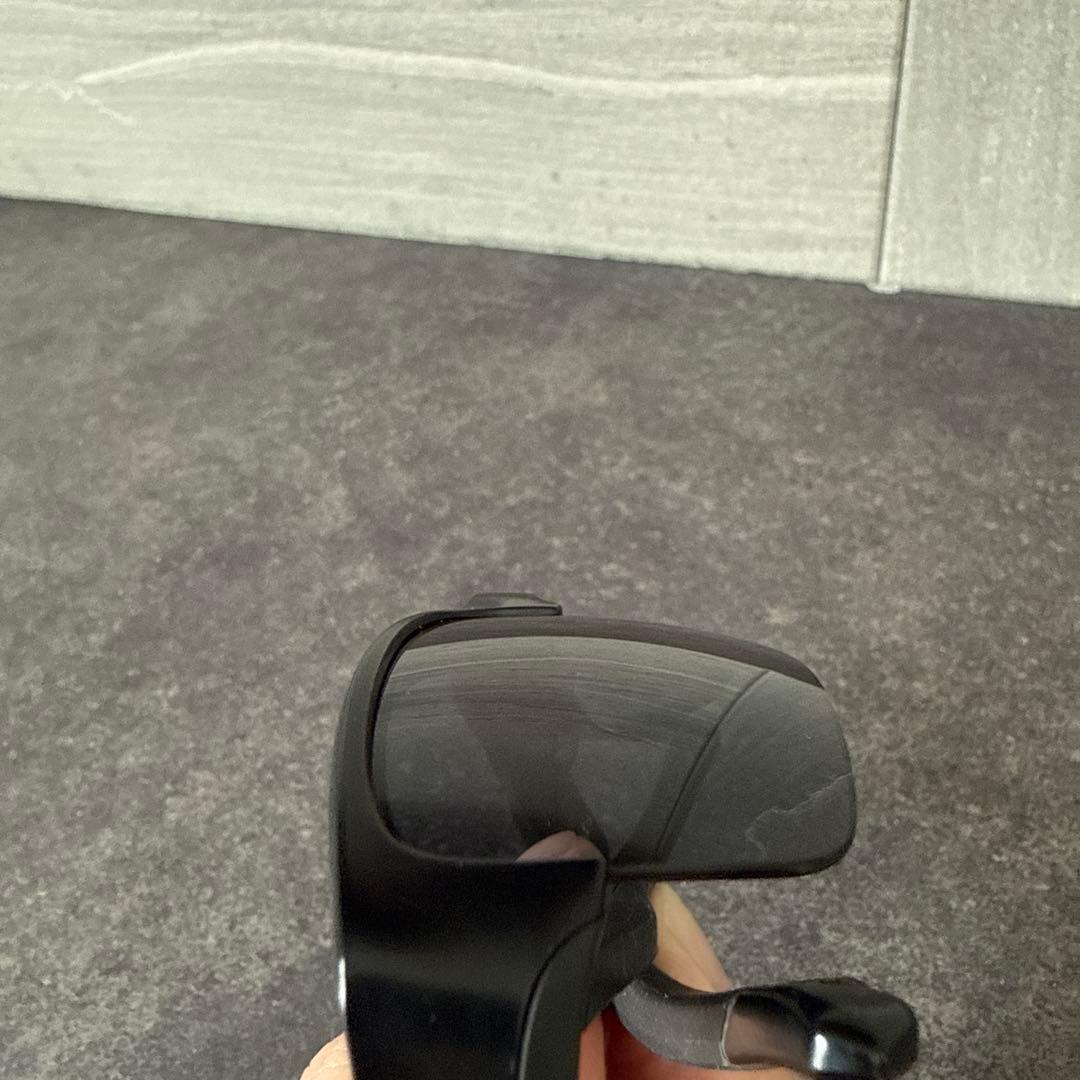 【美品】　オークリー　ハーフリンク　ブラックサングラス