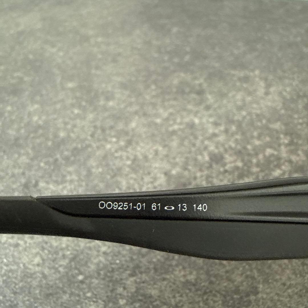 【美品】　オークリー　ハーフリンク　ブラックサングラス