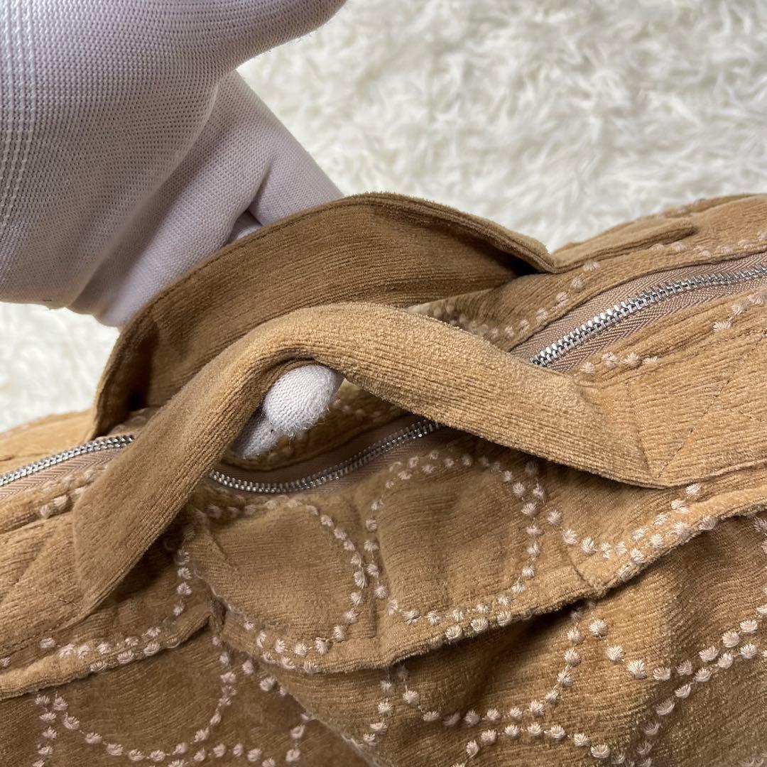 mina perhonen ショルダーバッグ 2way タンバリン キャメル