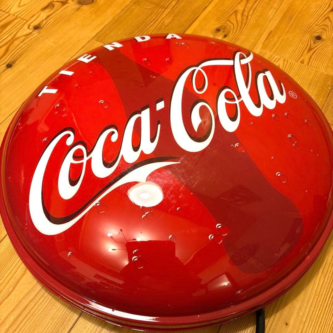コカコーラ　ライトアップ　看板　ネオンサイン　ガレージ　ストアディスプレイ