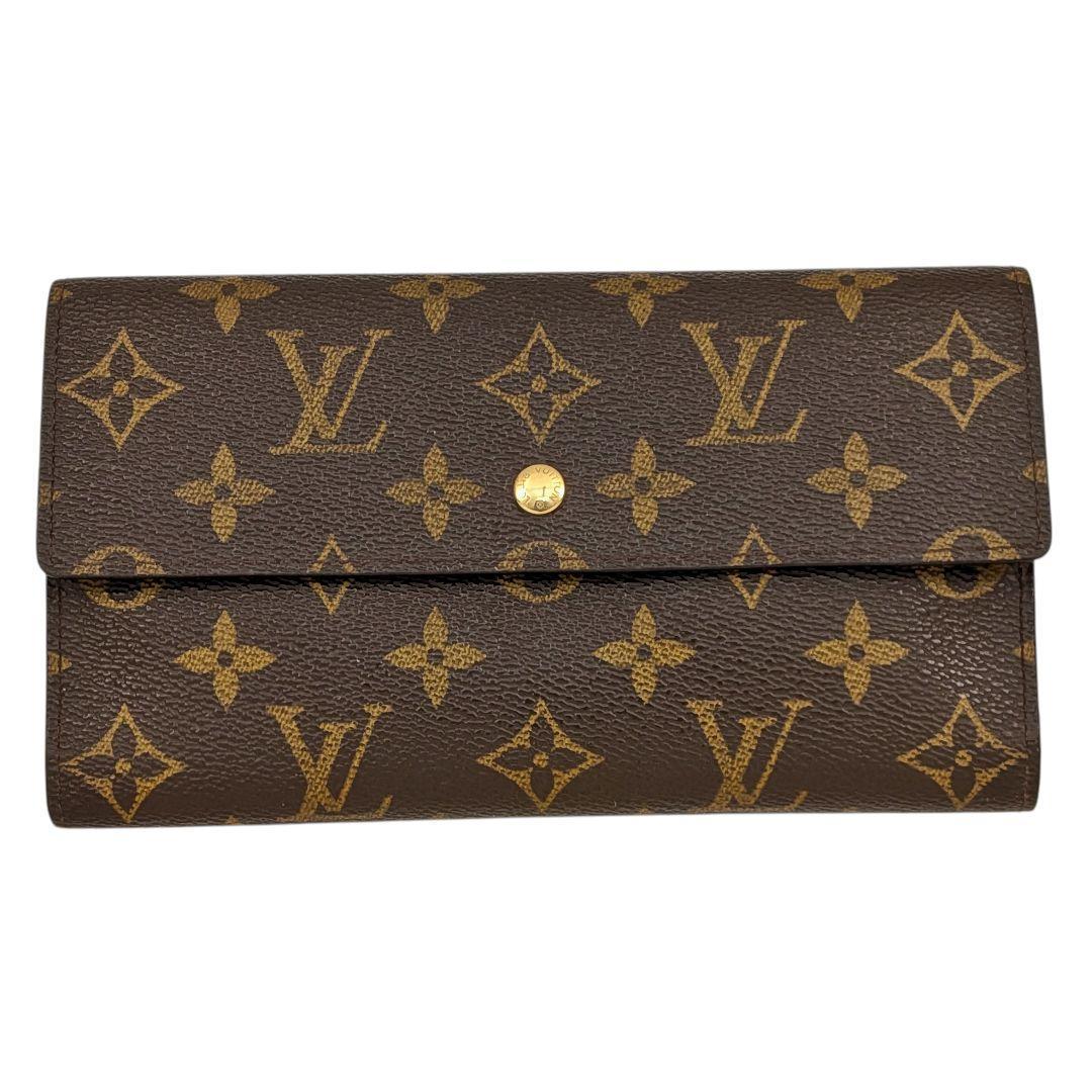 【美品】 ルイヴィトン モノグラム ポルトトレゾール インターナショナル 長財布