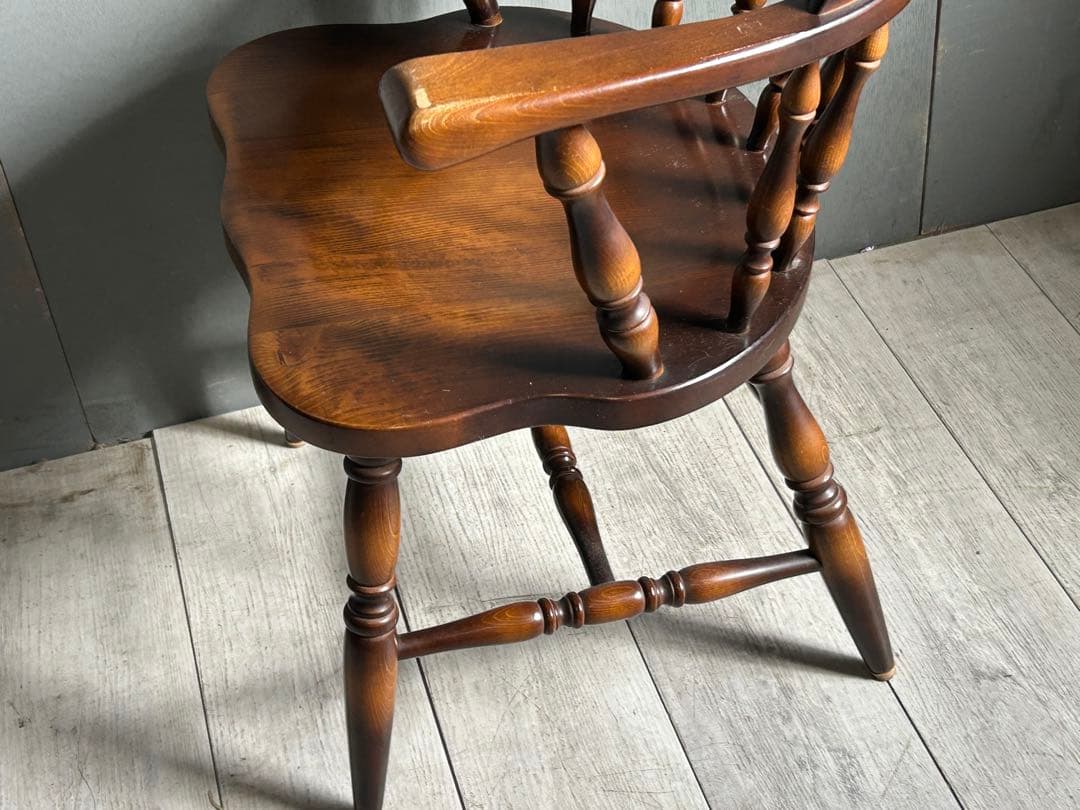 ③飛騨産業　ウィンザーチェア　アームチェア　ヴィンテージ　キャプテンチェア　IS