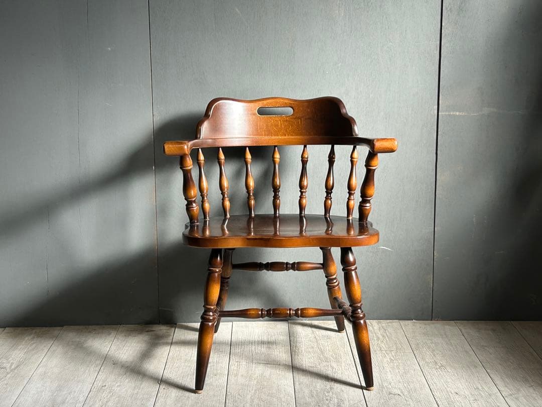 ③飛騨産業　ウィンザーチェア　アームチェア　ヴィンテージ　キャプテンチェア　IS