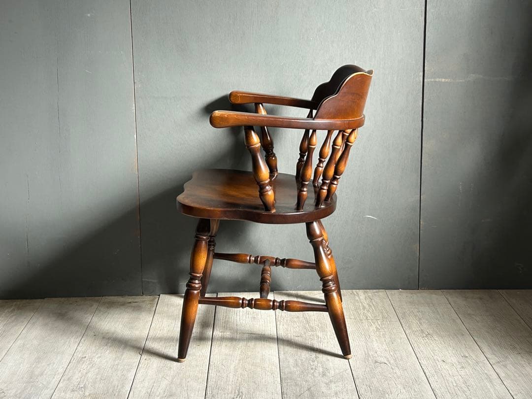 ③飛騨産業　ウィンザーチェア　アームチェア　ヴィンテージ　キャプテンチェア　IS