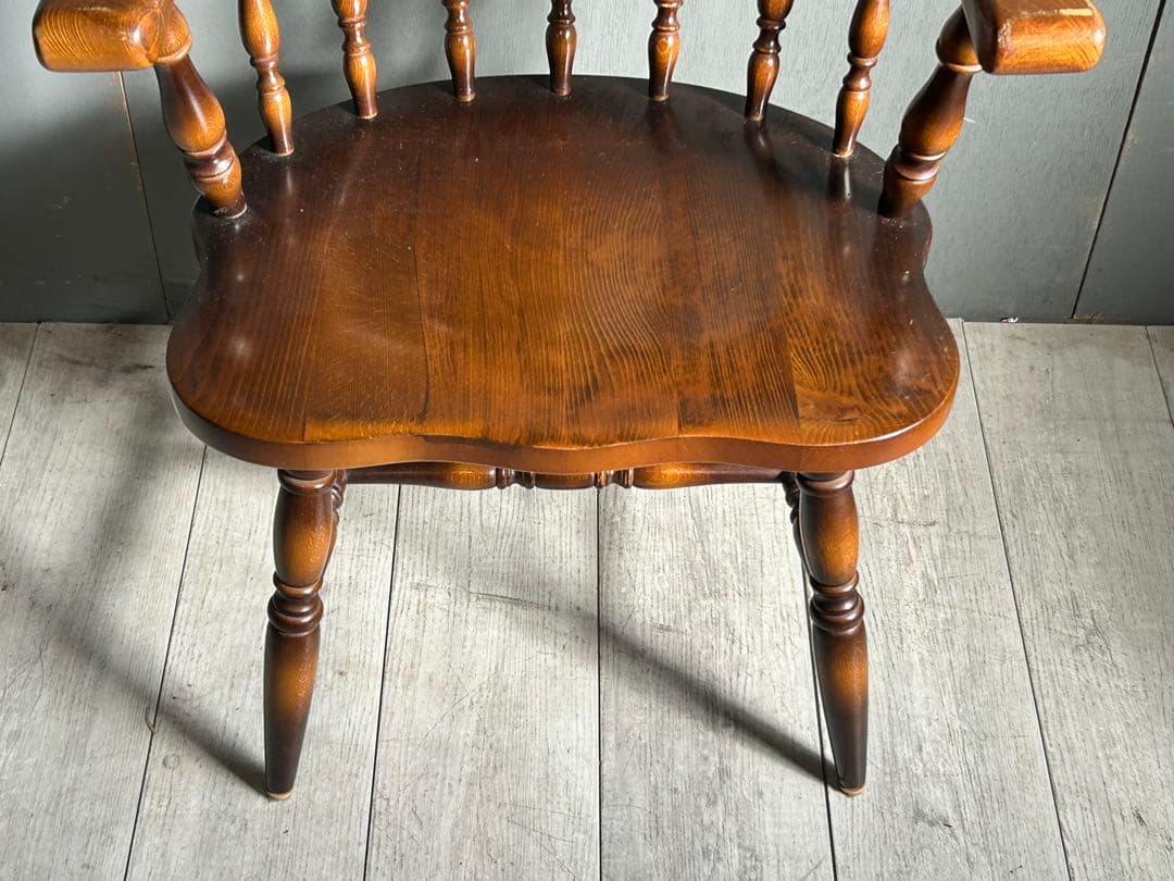 ③飛騨産業　ウィンザーチェア　アームチェア　ヴィンテージ　キャプテンチェア　IS