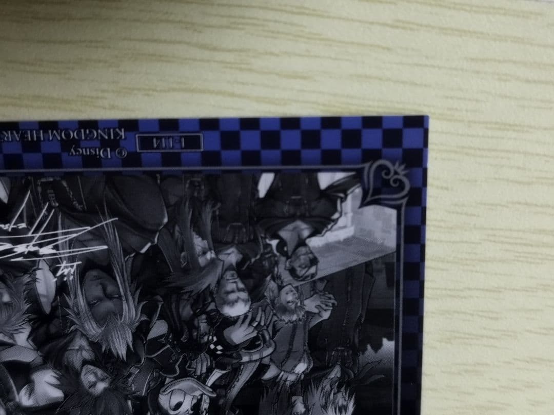 キングダムハーツ　シークレット　アートミュージアム　1-114 箔押し　サイン