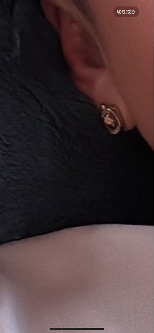 VERSACE ゴールドスタッドピアス