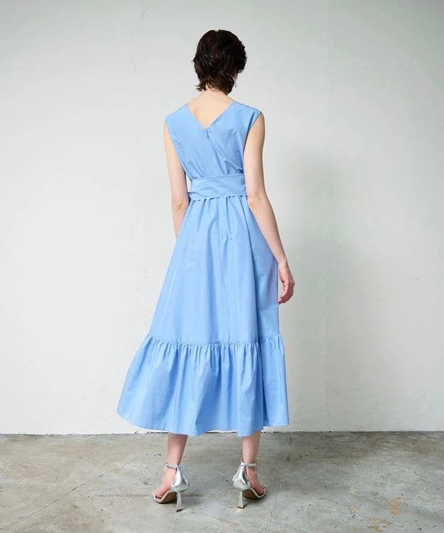 美品サイズ38　GRACE CLASSライトタフタドレス　グレースコンチネンタル