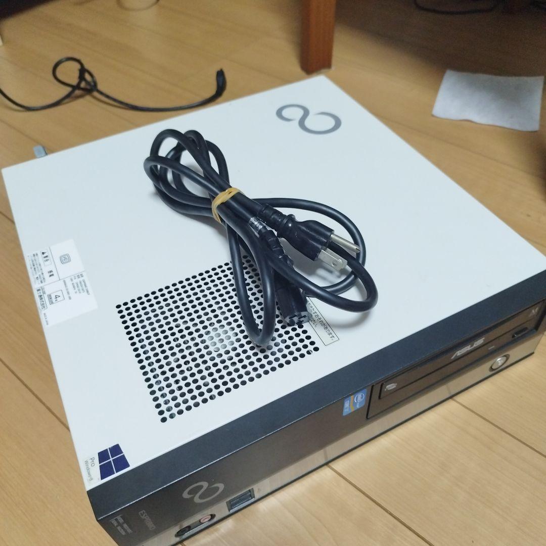 富士通　省スペースPC core i7 3770 GT1030 SSD