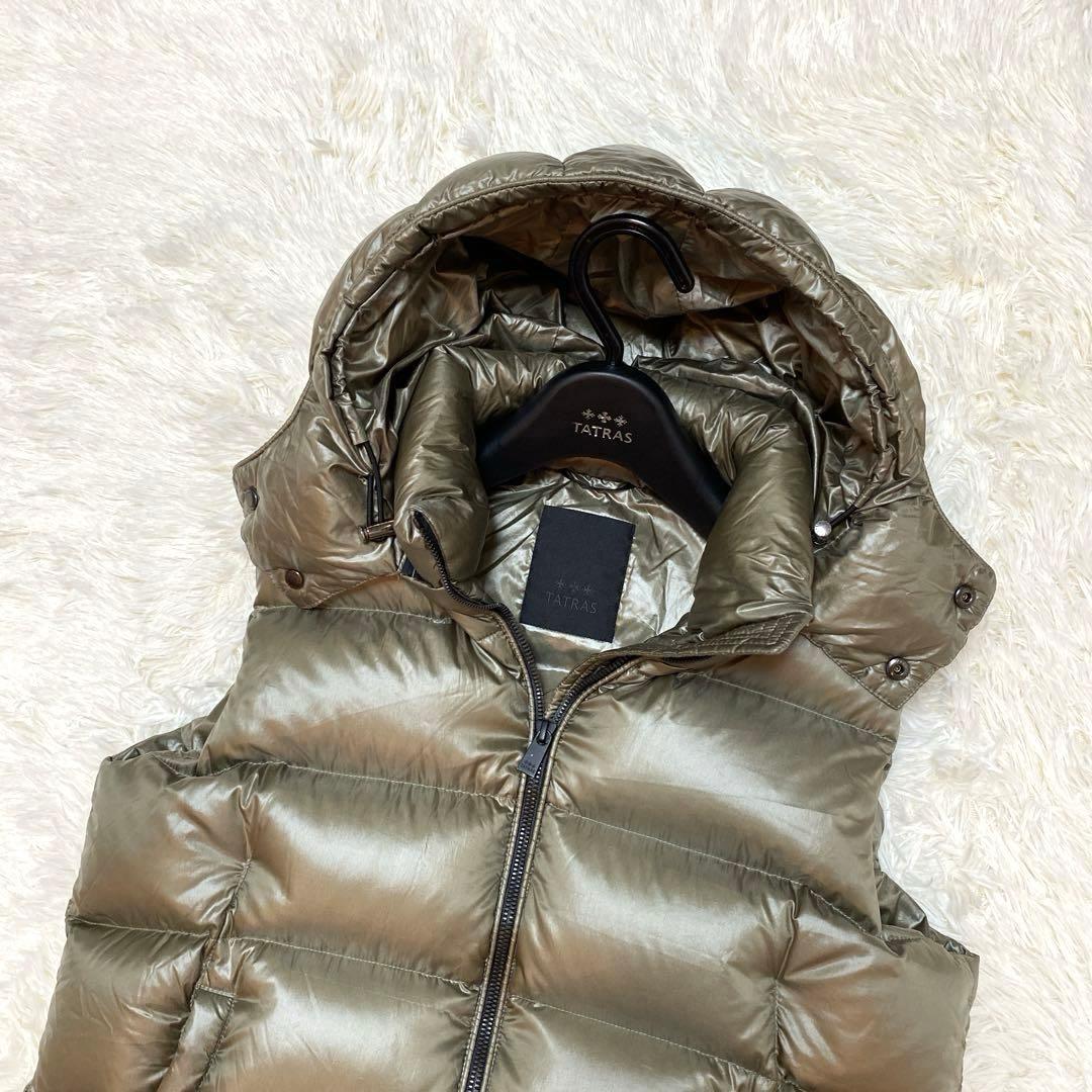 ✨美品✨TATRAS タトラス ダウンベスト シャンパンゴールド 02