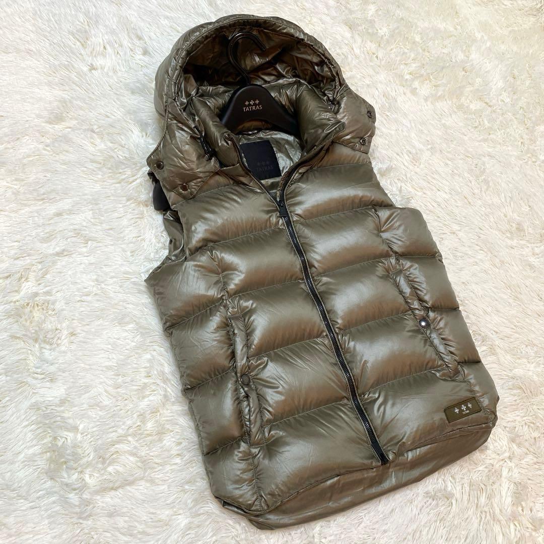 ✨美品✨TATRAS タトラス ダウンベスト シャンパンゴールド 02