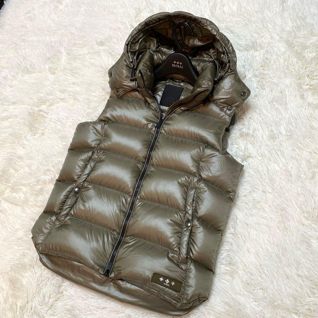 ✨美品✨TATRAS タトラス ダウンベスト シャンパンゴールド 02