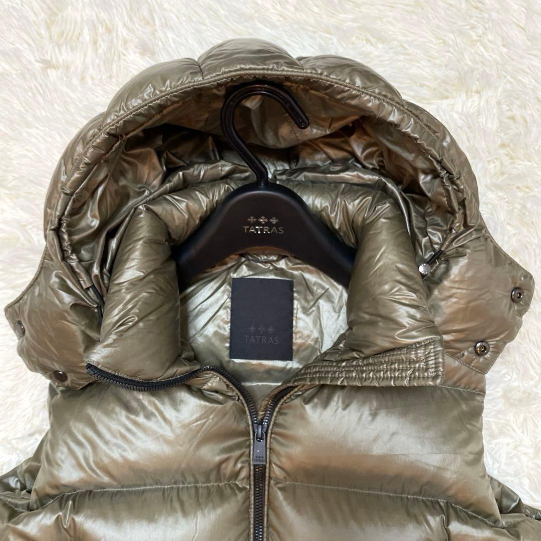 ✨美品✨TATRAS タトラス ダウンベスト シャンパンゴールド 02