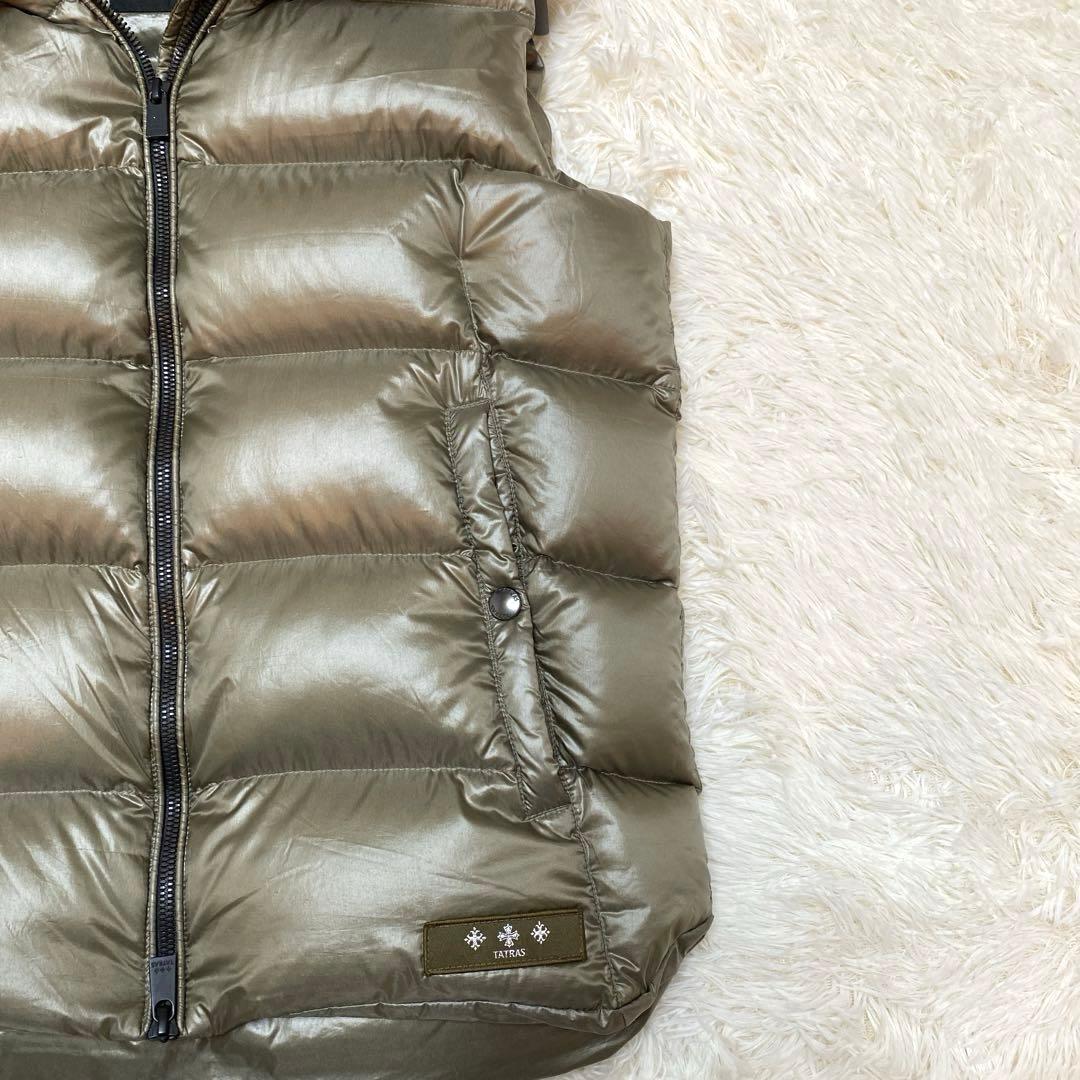 ✨美品✨TATRAS タトラス ダウンベスト シャンパンゴールド 02