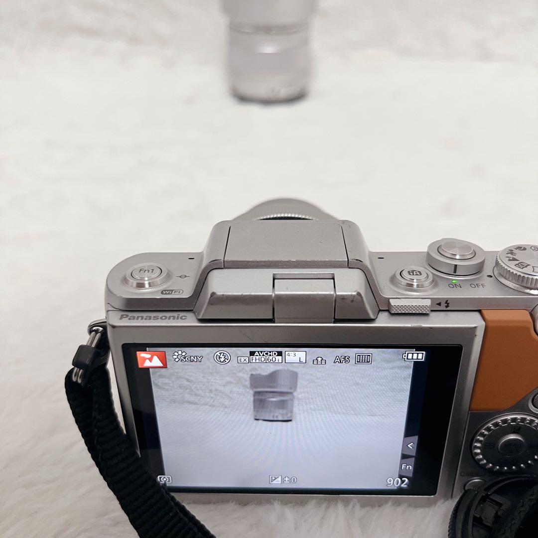 PanasonicLUMIX DMC-GF7Wブラウン ダブルレンズキット