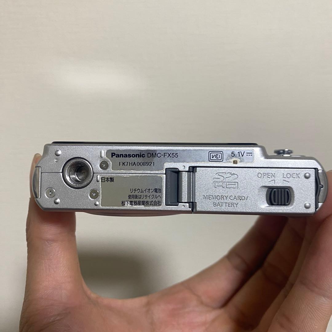 【動作良好】Panasonic DMC-FX55 CCD 810万画素付属品付き