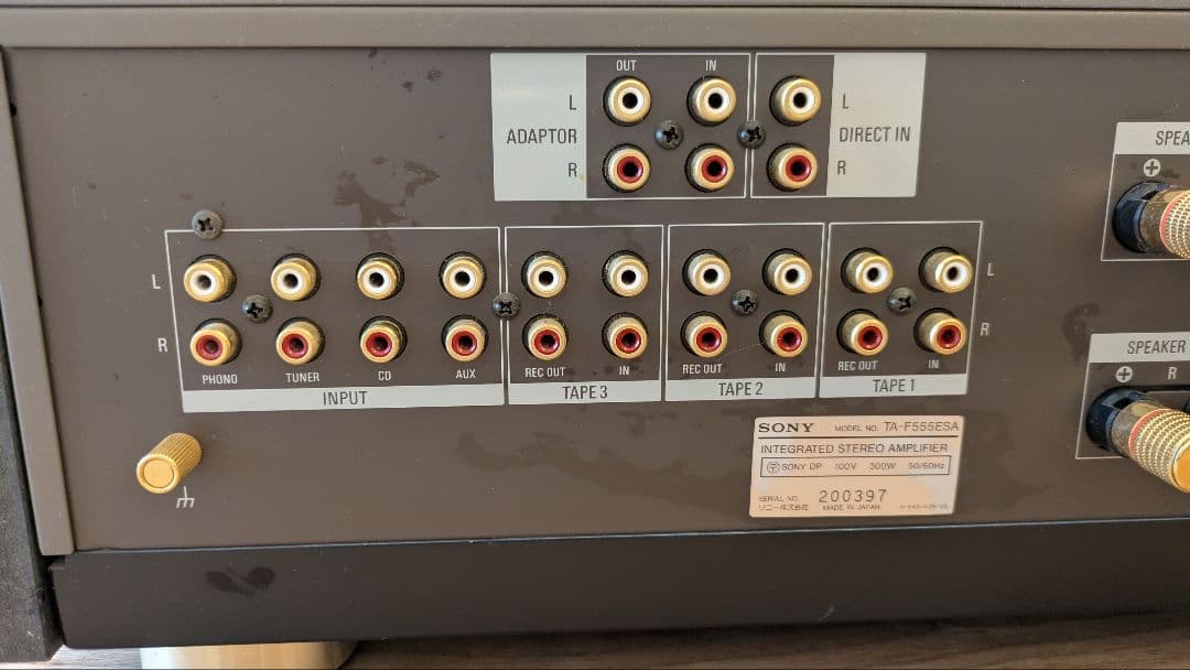 SONY TA-F555ESA プリメインアンプ