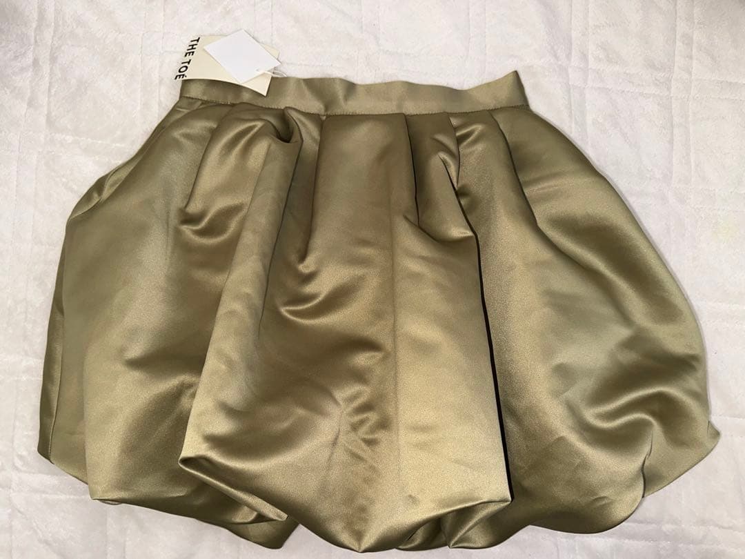 値下げ☆【新品タグ付き】THE TOE BALLOON SKIRT khaki