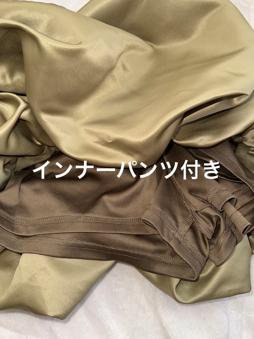 値下げ☆【新品タグ付き】THE TOE BALLOON SKIRT khaki