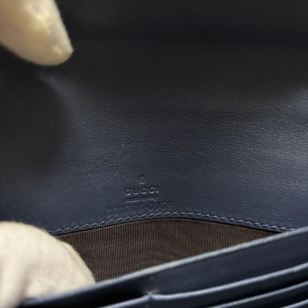 ■ 龍庵弧月 GUCCI グッチ パイソン チェーンウォレット ■