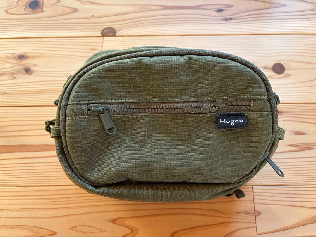 Hugoo ショルダーバッグ カーキ